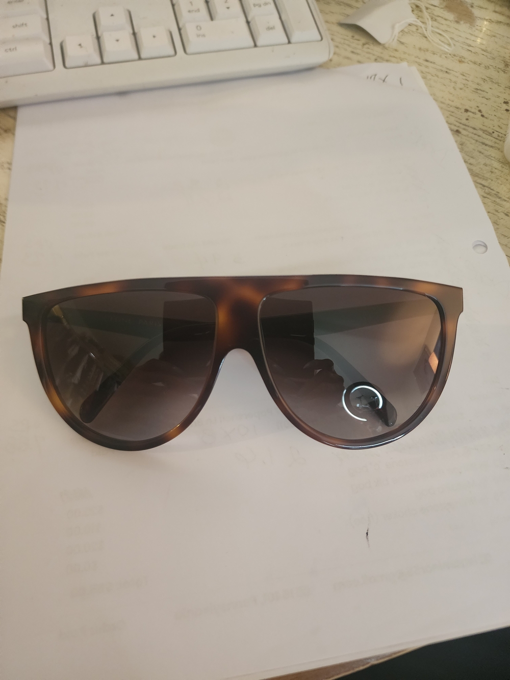Celine Women's Brown Tortoise shell Sunglasses